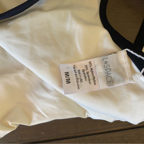 New L*Space Ebony Classic One-Piece Swimsuit Size M - Picture 5 of 6